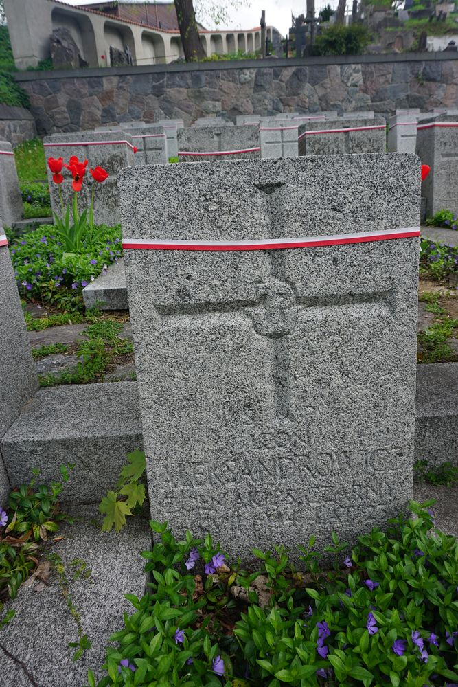 Leon Aleksandrovich, Military cemetery - part of the Stara Rossa cemetery