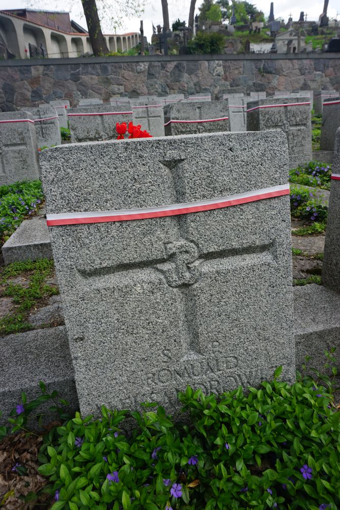 Romuald Aleksandrowicz, Military cemetery - part of the Stara Rossa cemetery