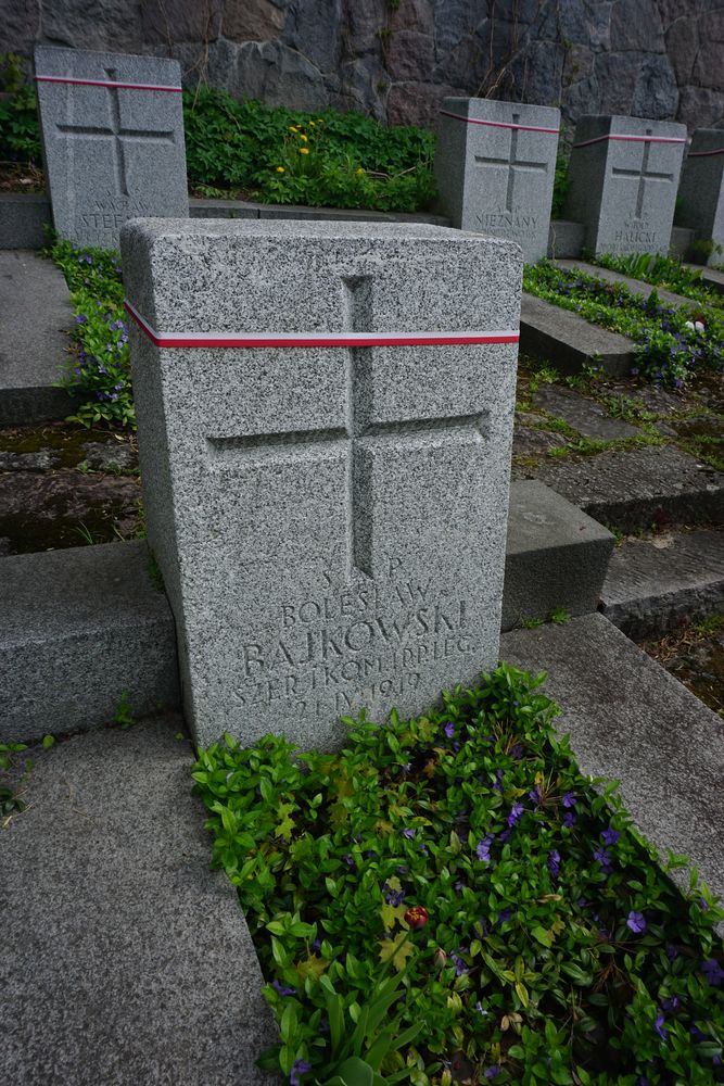 Bolesław Bajkowski, Military cemetery - part of the Stara Rossa cemetery