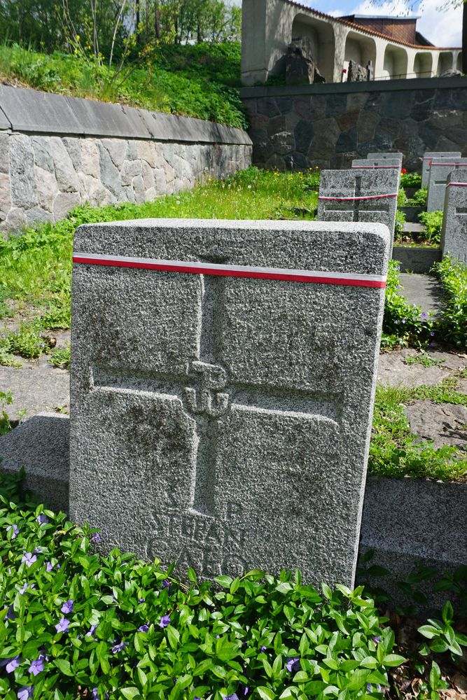 Stefan Cało, Military cemetery - part of the Stara Rossa cemetery