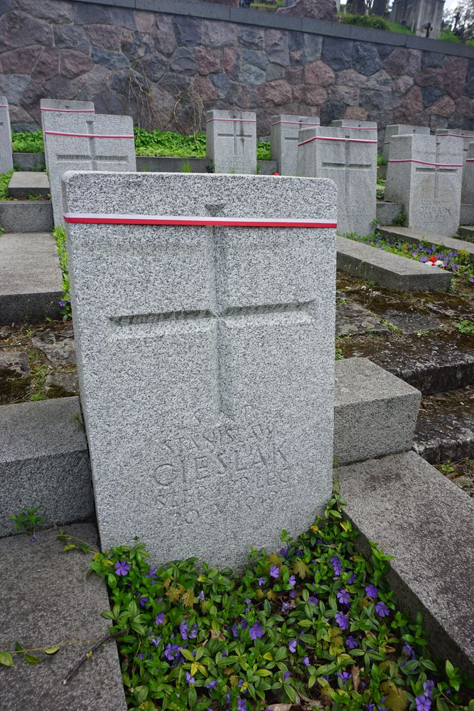 Stanisław Cieślak, Military cemetery - part of the Stara Rossa cemetery
