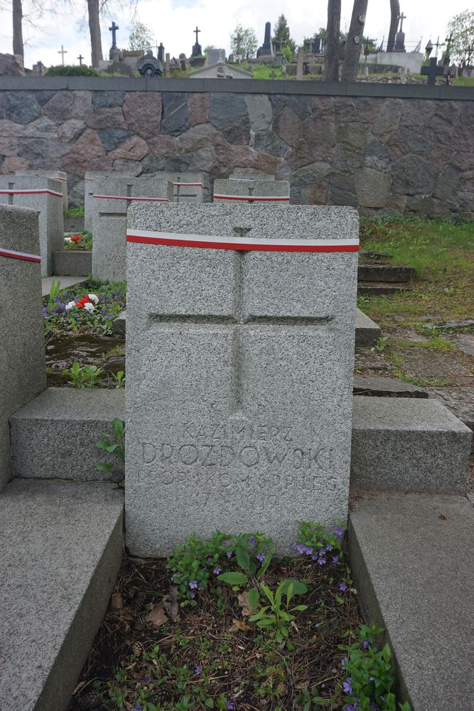 Kazimierz Drozdowski, Military cemetery - part of the Stara Rossa cemetery