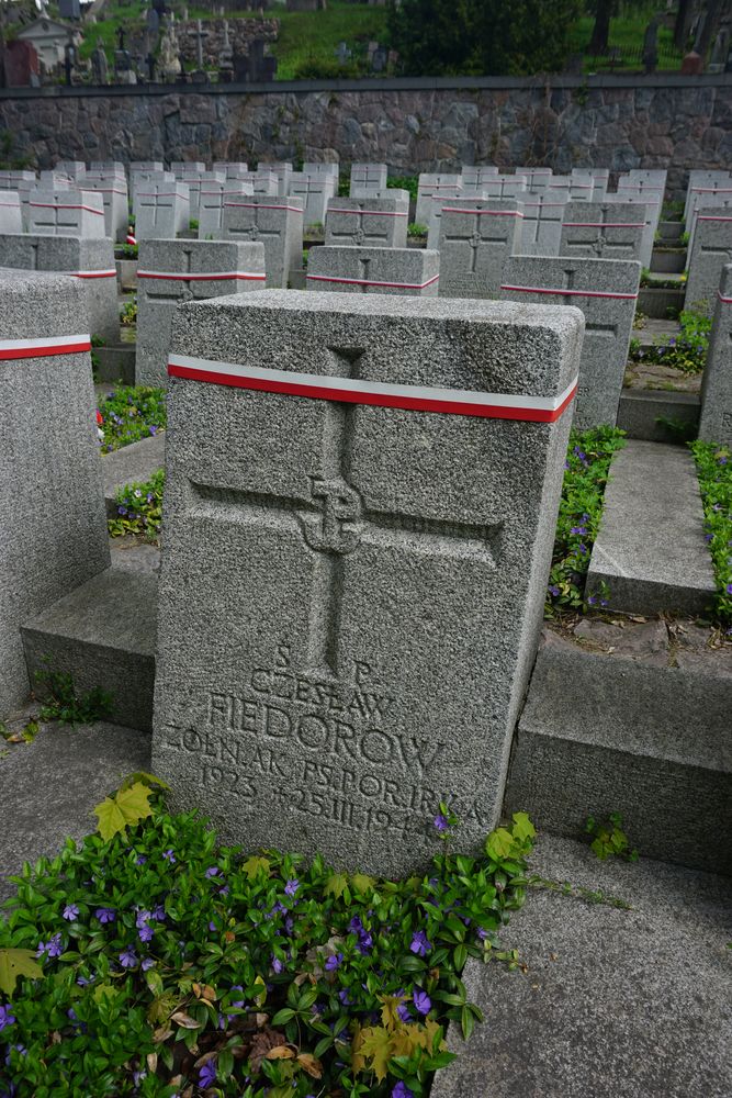 Chekhov Fedorov, Military cemetery - part of the Stara Rossa cemetery