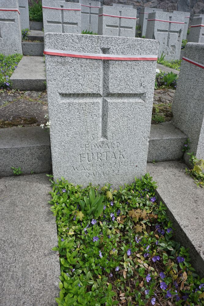 Edward Furtak, Cmentarz wojskowy - część cmentarza Stara Rossa