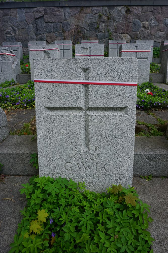 Karol Gawik, Military cemetery - part of the Stara Rossa cemetery