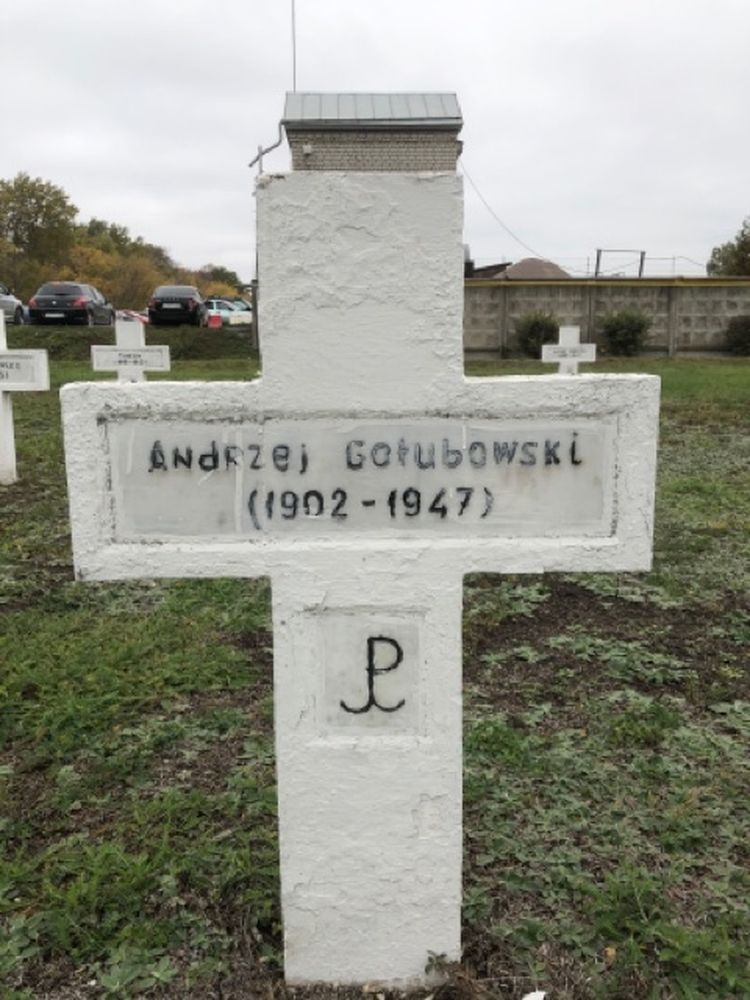 Andrzej Golubowski, Cemetery of Gulag No 178, destroyed, rebuilt and commemorated with crosses