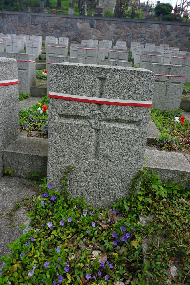 Franciszek Hojan, Military cemetery - part of the Stara Rossa cemetery