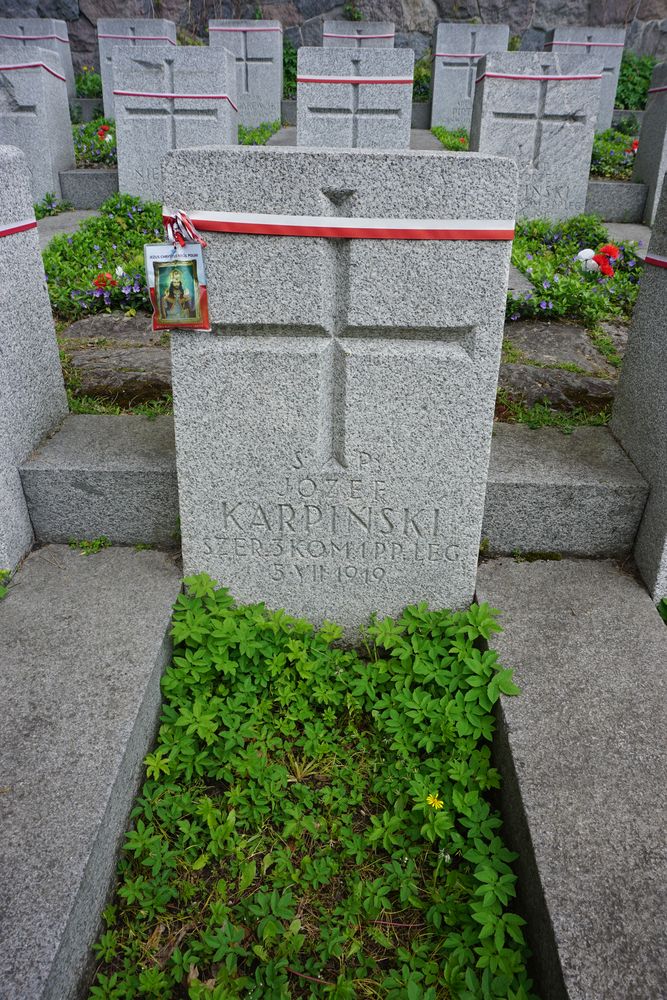 Jozef Karpinski, Military cemetery - part of the Stara Rossa cemetery