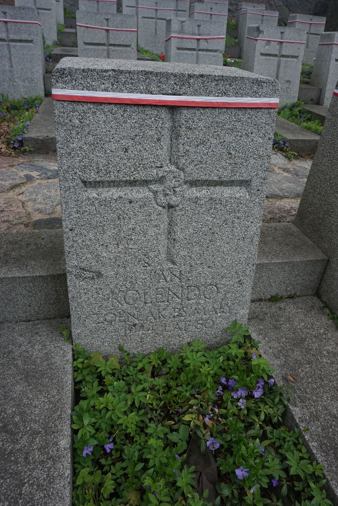 Jan Kolendo, Military cemetery - part of Stara Rossa cemetery