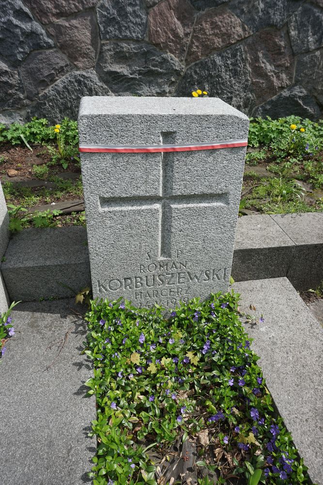 Roman Korbuszewski, Military cemetery - part of the Stara Rossa cemetery