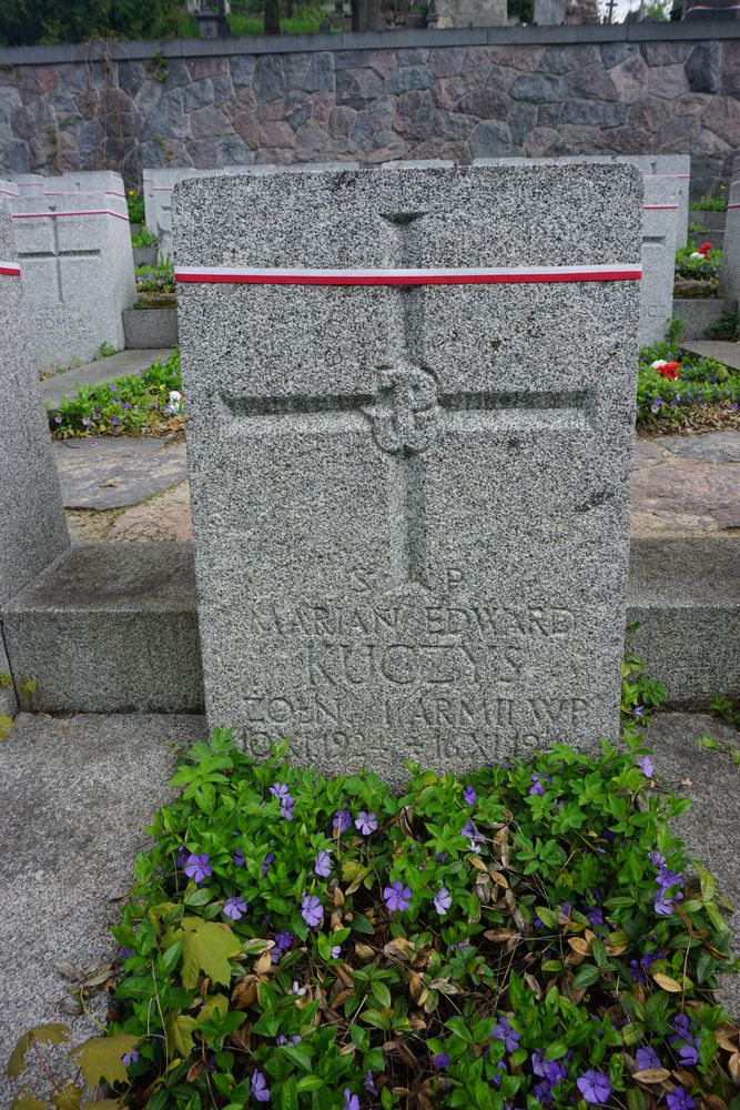 Marian Edward Kuczys, Military cemetery - part of the Stara Rossa cemetery