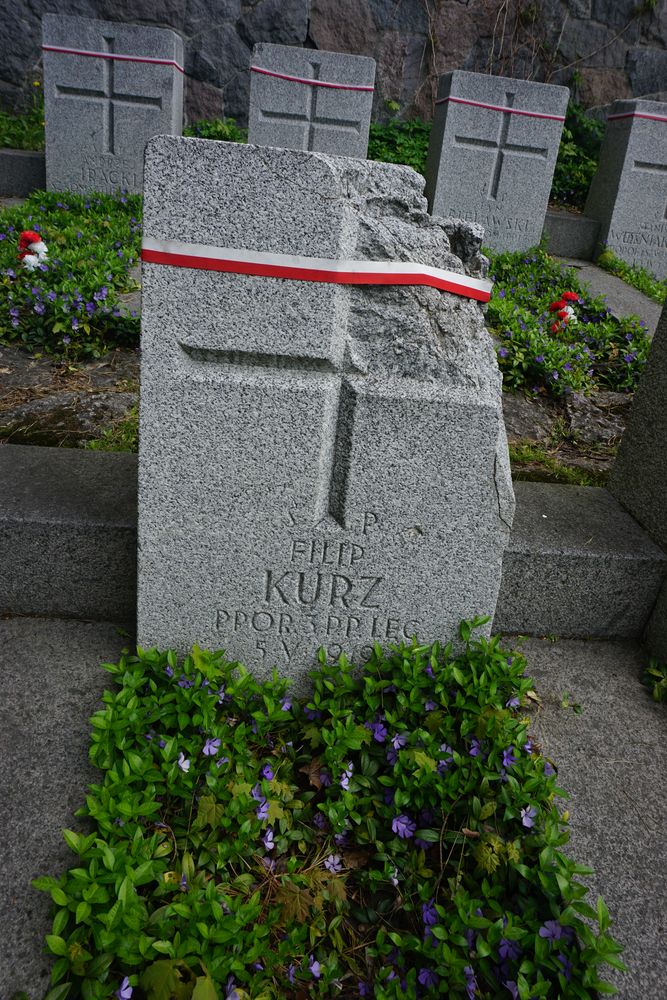 Filip Kurz, Military cemetery - part of the Stara Rossa cemetery