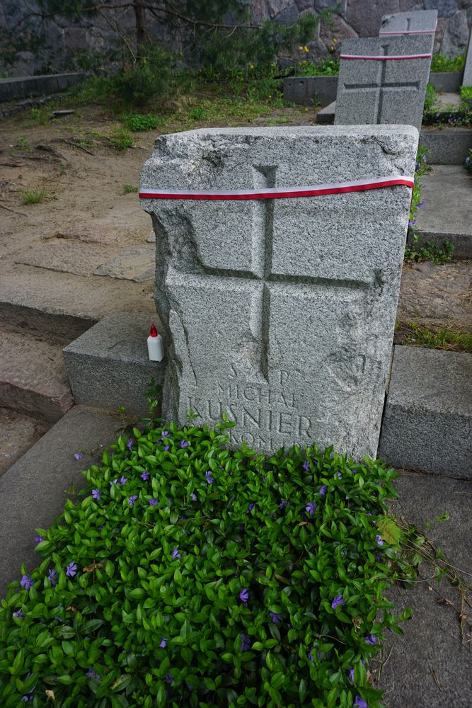 Michał Kuśnierz, Military cemetery - part of the Stara Rossa cemetery
