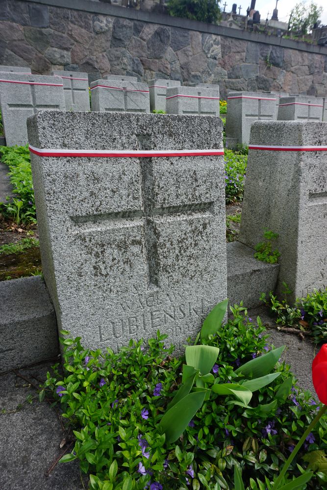 Wacław Lubieński, Military cemetery - part of the Stara Rossa cemetery