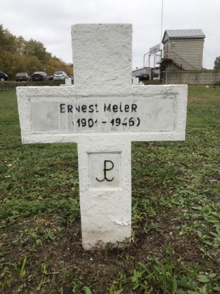 Ernest Meier, Cemetery of Gulag No 178, destroyed, rebuilt and commemorated with crosses