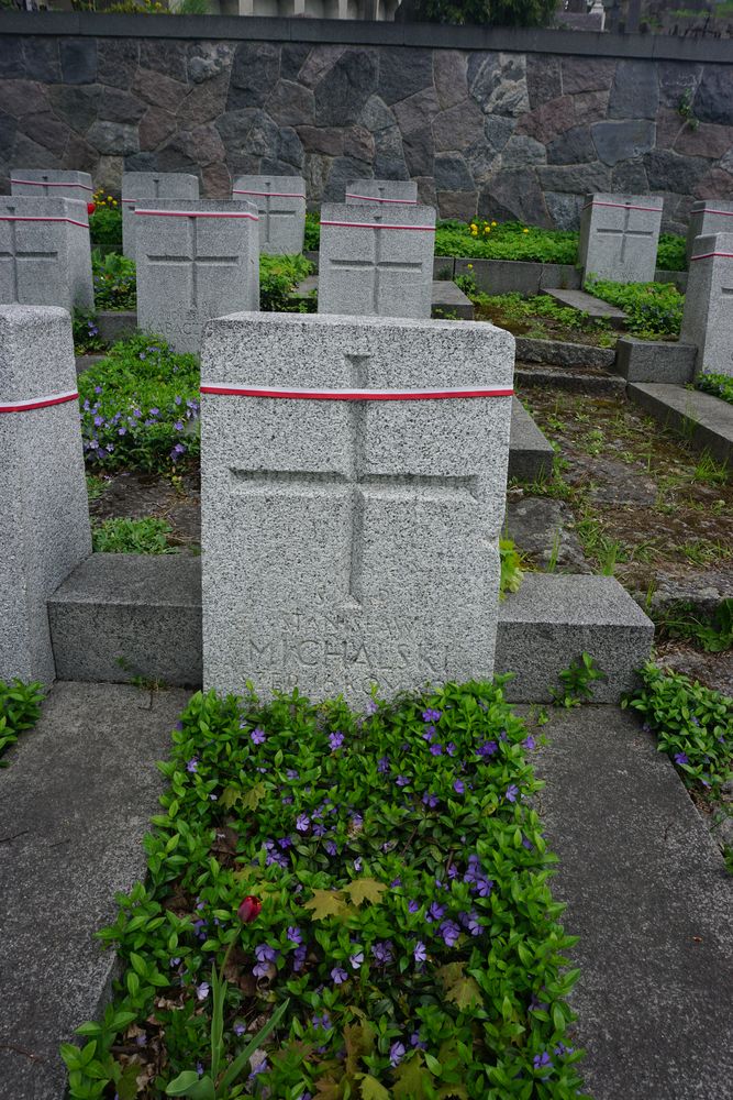 Stanislaw Michalski, Military cemetery - part of the Stara Rossa cemetery