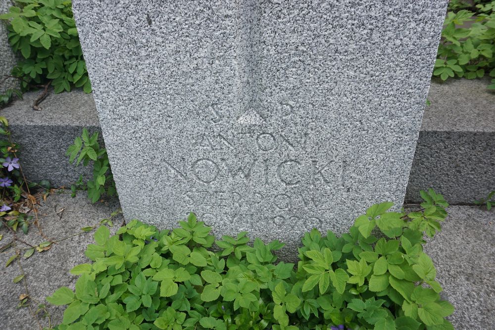 Antoni Nowicki, Military cemetery - part of Stara Rossa cemetery