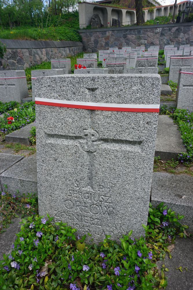Sergiusz Orłow, Cmentarz wojskowy - część cmentarza Stara Rossa