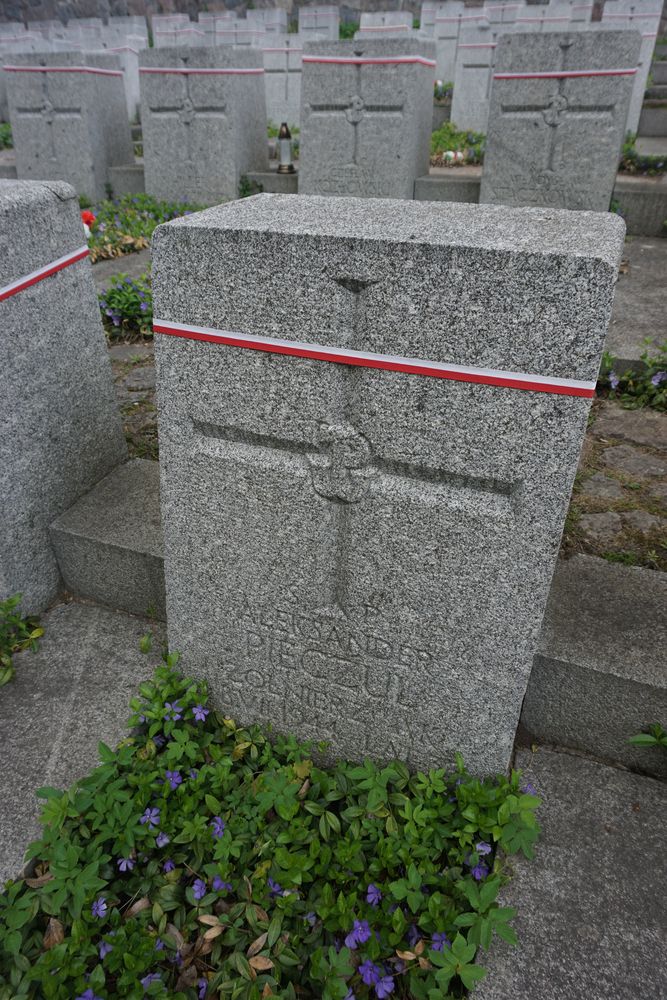 Aleksander Pieczul, Military cemetery - part of the Stara Rossa cemetery