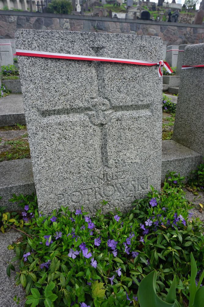 Janusz Piotrowski, Military cemetery - part of the Stara Rossa cemetery