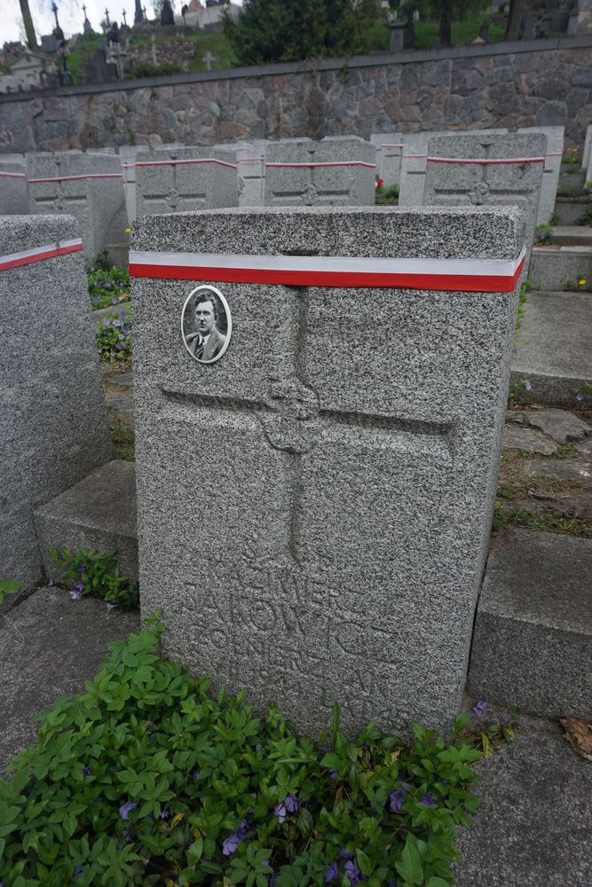 Kazimierz Sakowicz, Military cemetery - part of the Stara Rossa cemetery