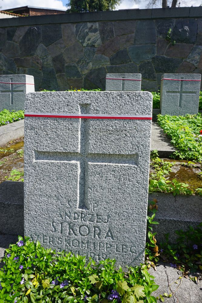 Andrzej Sikora, Military cemetery - part of Stara Rossa cemetery