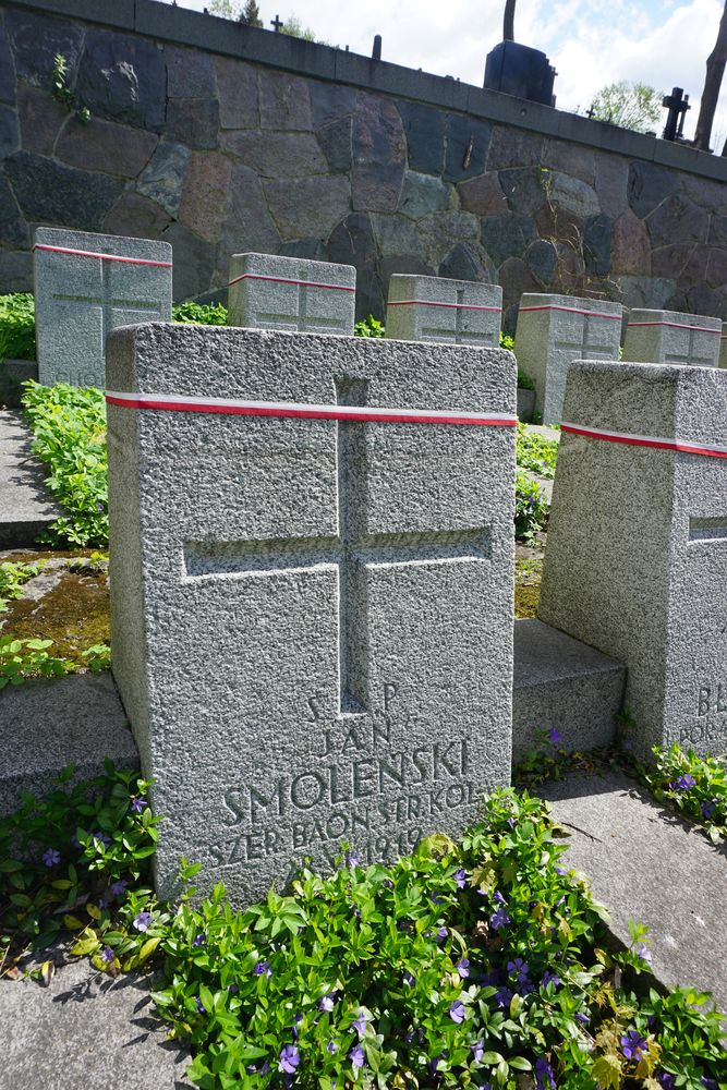Jan Smoleński, Military cemetery - part of the Stara Rossa cemetery
