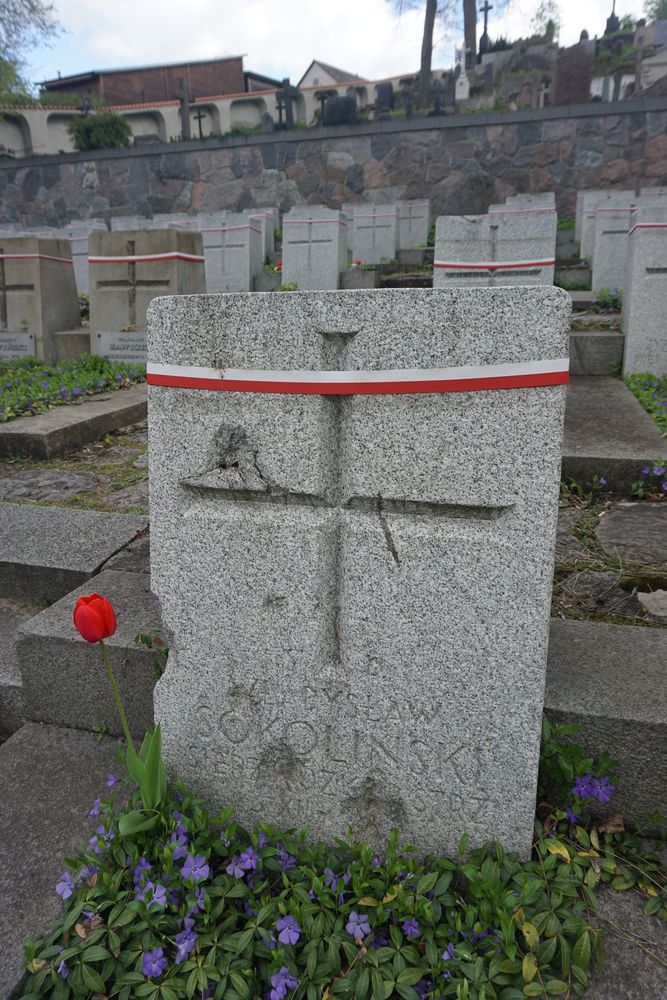 Władysław Sokoliński, Military cemetery - part of the Stara Rossa cemetery