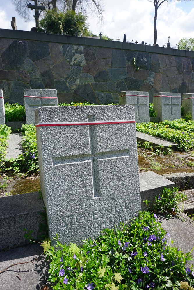 Stanislaw Szczesniak, Military cemetery - part of the Stara Rossa cemetery