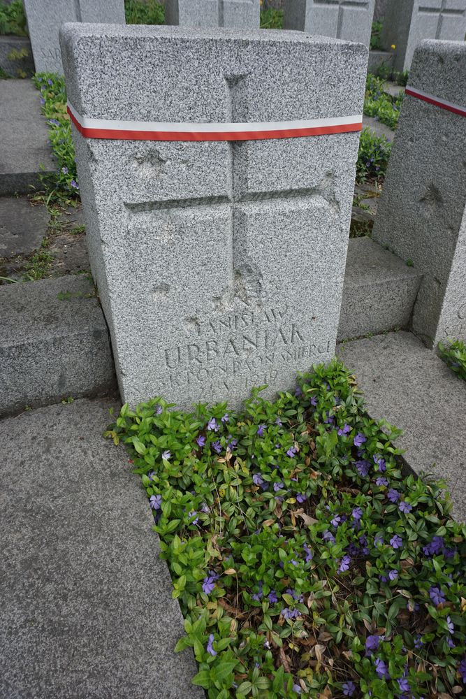Stanisław Urbaniak, Military cemetery - part of the Stara Rossa cemetery