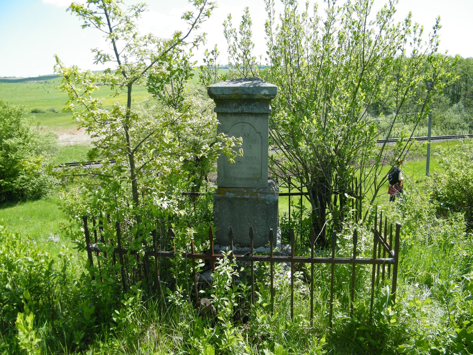 Nagrobek Wiktorii Kanas, cmentarz w Łozowej