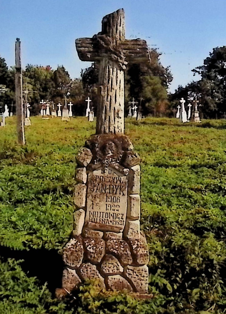 Fotografia przedstawiająca Tombstone of Jan Byk and Helena Wujtowicz