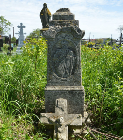 Nagrobek Jana Zabawy, cmentarz w Poczapińcach