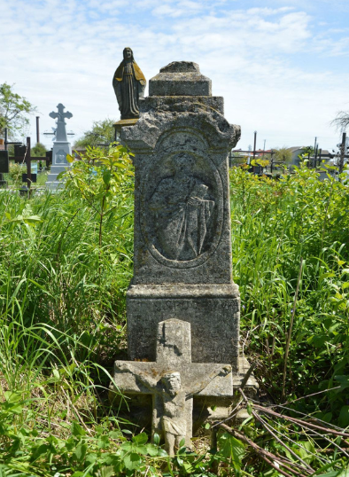 Tombstone of Jan Zabawa, cemetery in Poczapińce