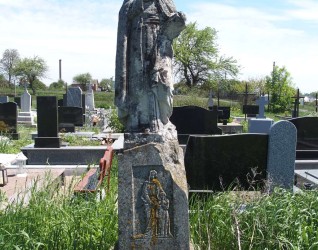 Nagrobek Ignacego Zabawy, cmentarz w Poczapińcach