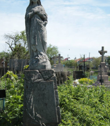 Nagrobek Agnieszki Bartków, cmentarz w Poczapińcach