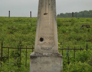 Nagrobek Juliana Korwin Piotrowskiego, cmentarz w Jankowcach