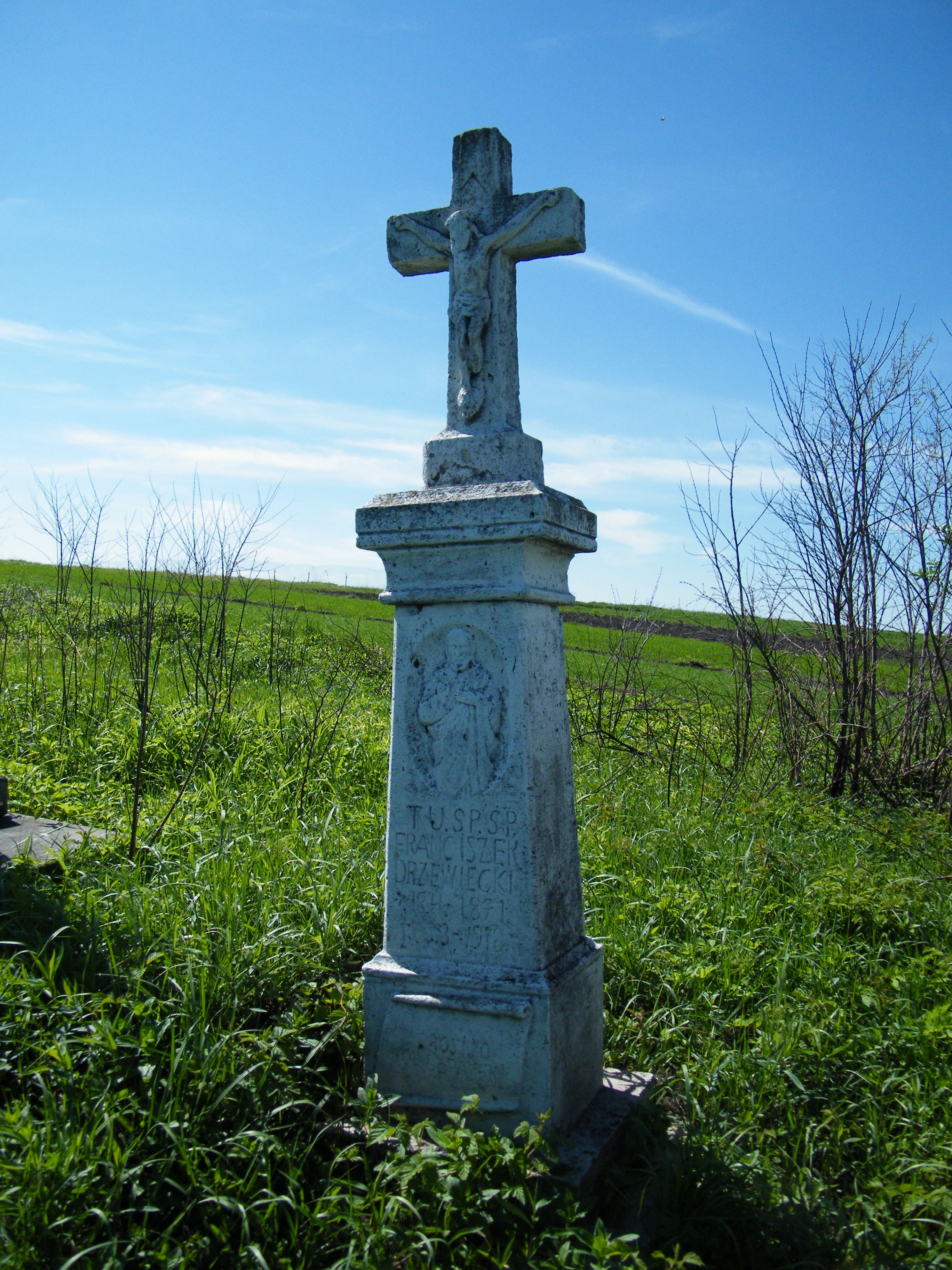 Tombstone of Franciszek Drzewiecki, cemetery in Ihrowica