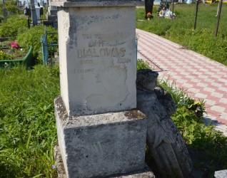 Nagrobek A. Białowasa, cmentarz w Ihrowicy