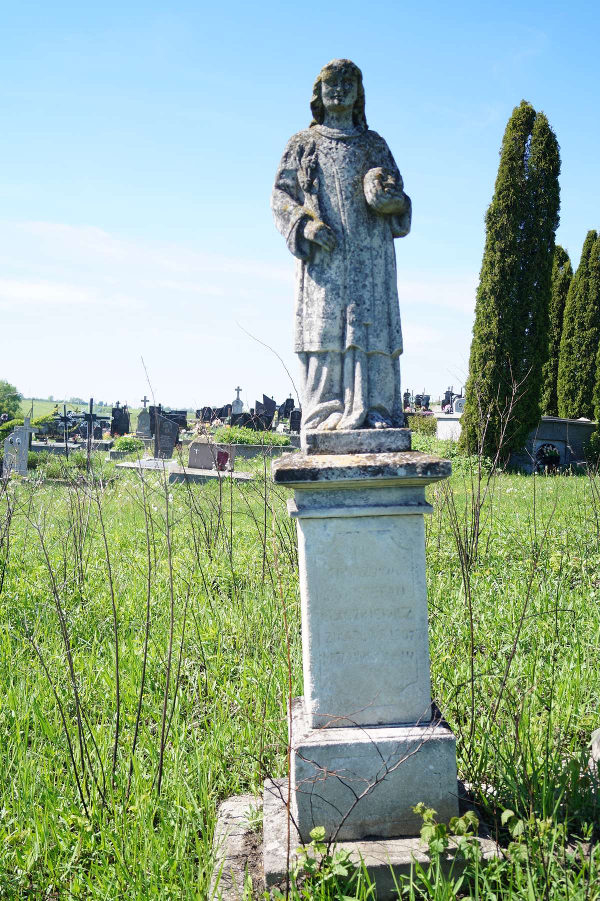 Tombstone of Stefan Blaszkiewicz, cemetery in Ihrowica