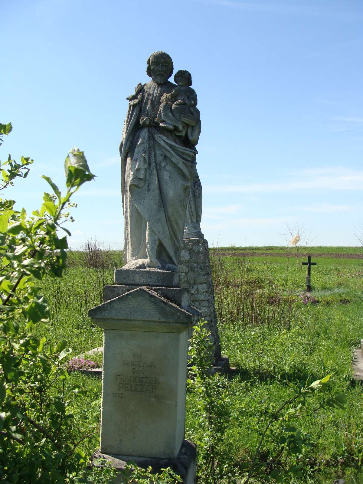 Tombstone of Franciszek Relczar, cemetery in Ihrownica