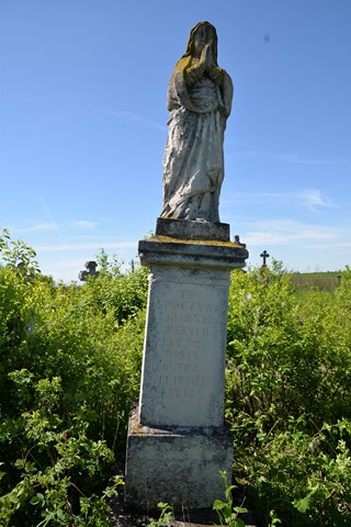 Tombstone of Agnieszka and Stefania Pelych, cemetery in Ihrownica