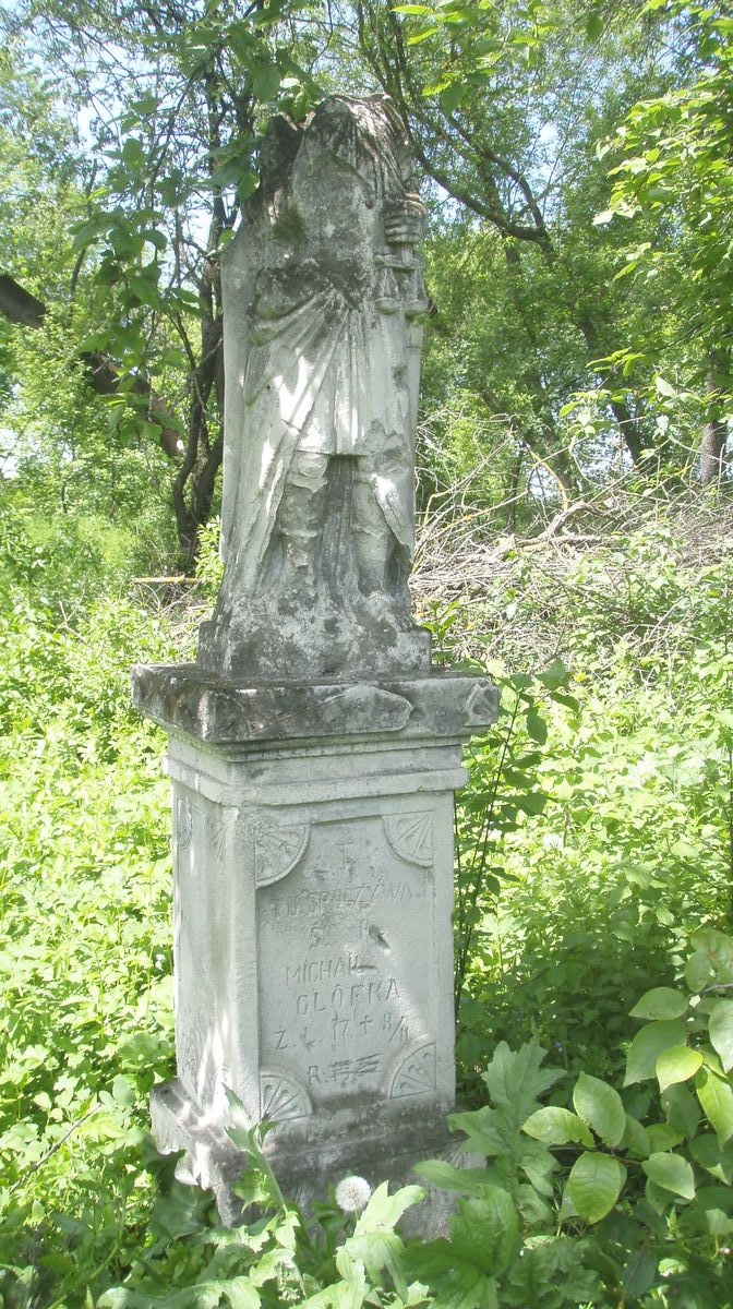 Nagrobek Michała Glófki, cmentarz w Horodyszczach