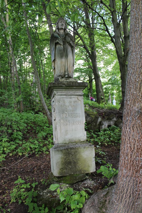 Tombstone of Anna Grey. Cemetery in Kokutkowce
