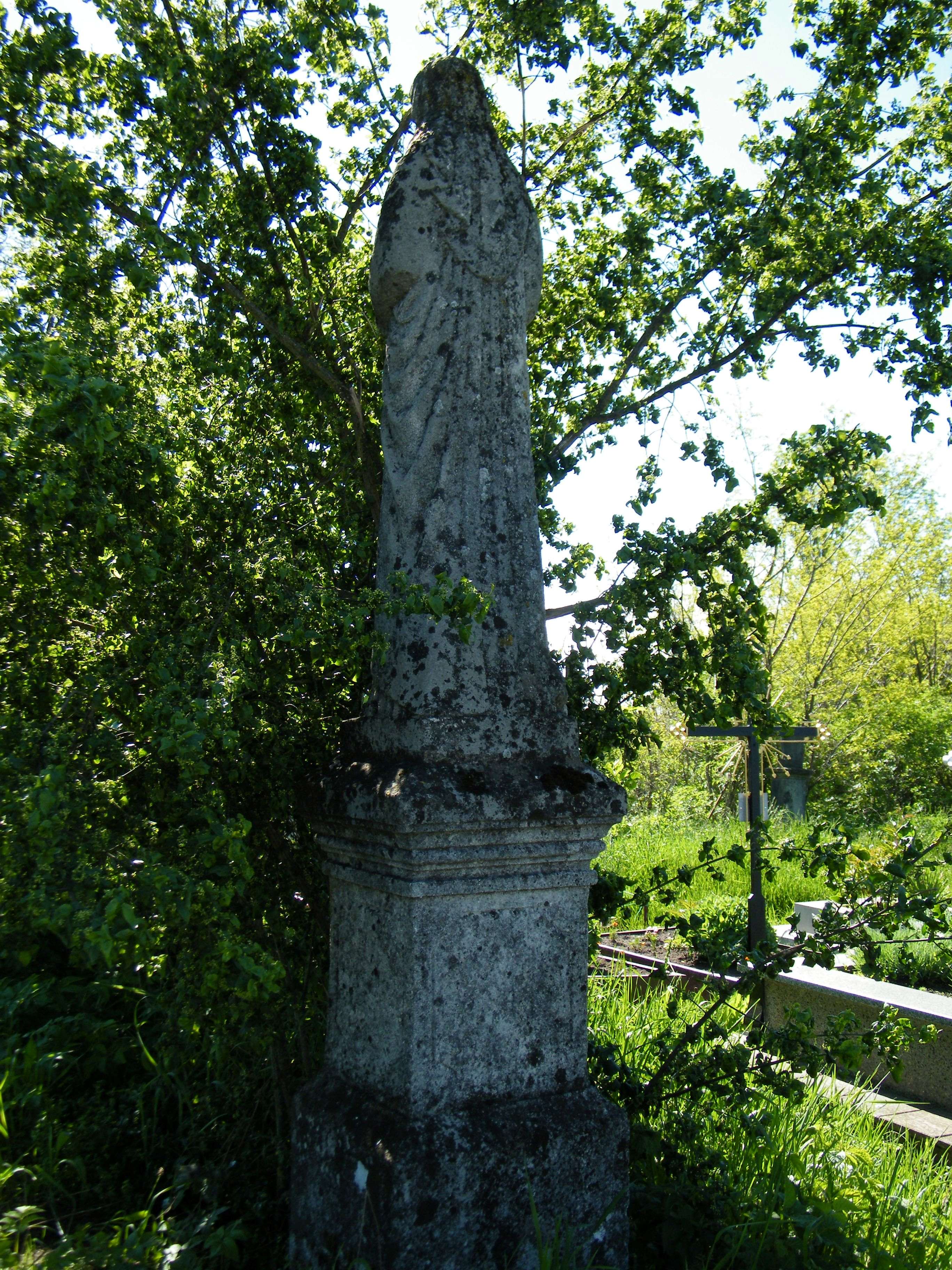 Tombstone of Tekla Shoemaker Tomkov, Dolzhanka cemetery