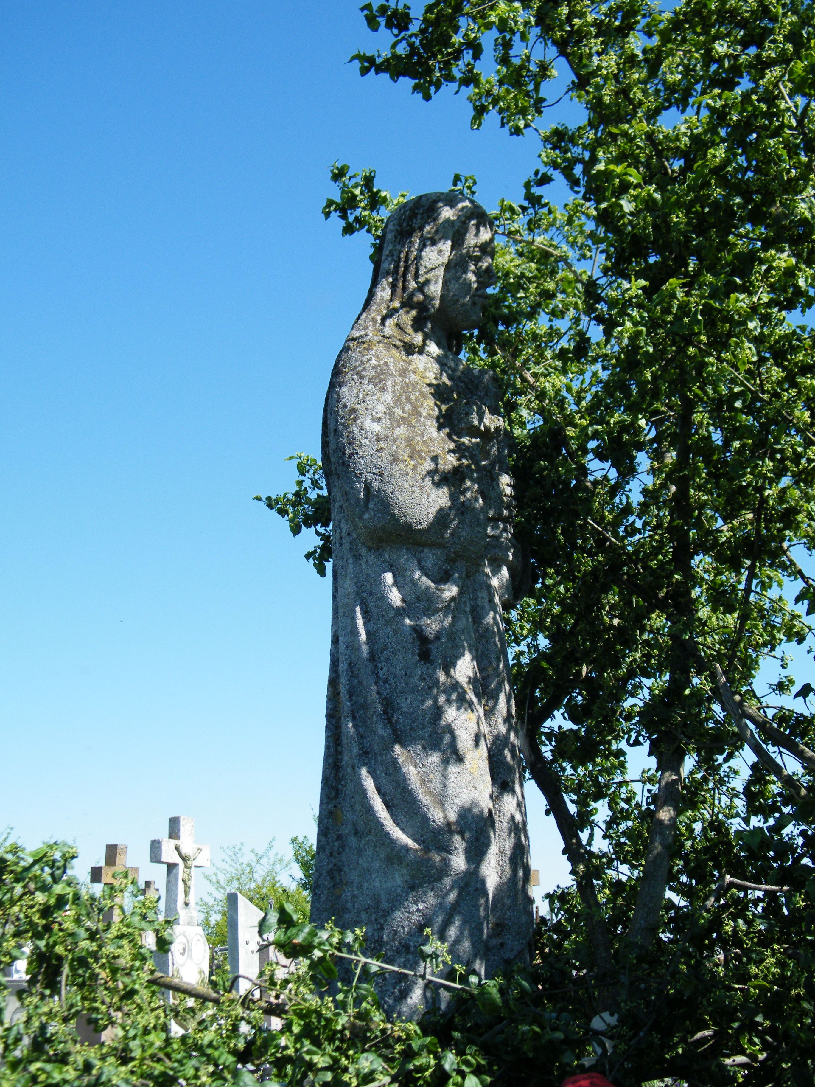 Tombstone of Tekla Shoemaker Tomkov, Dolzhanka cemetery