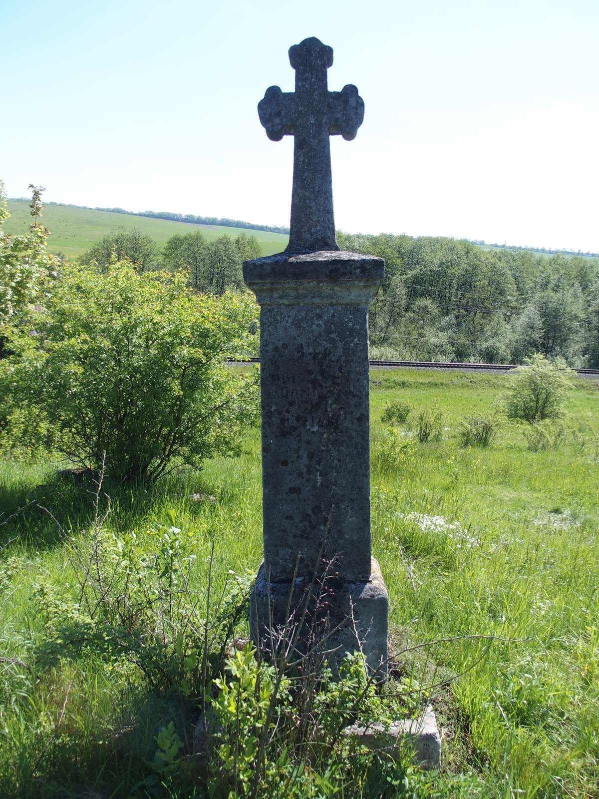 Tombstone of Błażej Adamiszyn, cemetery in Łozowa