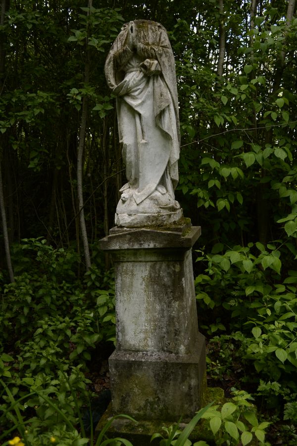 Tombstone of Marya Koltowska. Cemetery in Kokutkovce