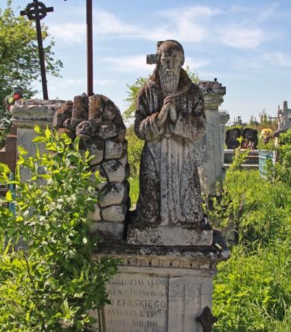 Nagrobek Franciszka Pierożyńskiego, cmentarz w Ihrownicy