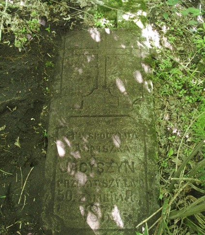 Nagrobek Agnieszki Jacyszyn, cmentarz w Dołżance
